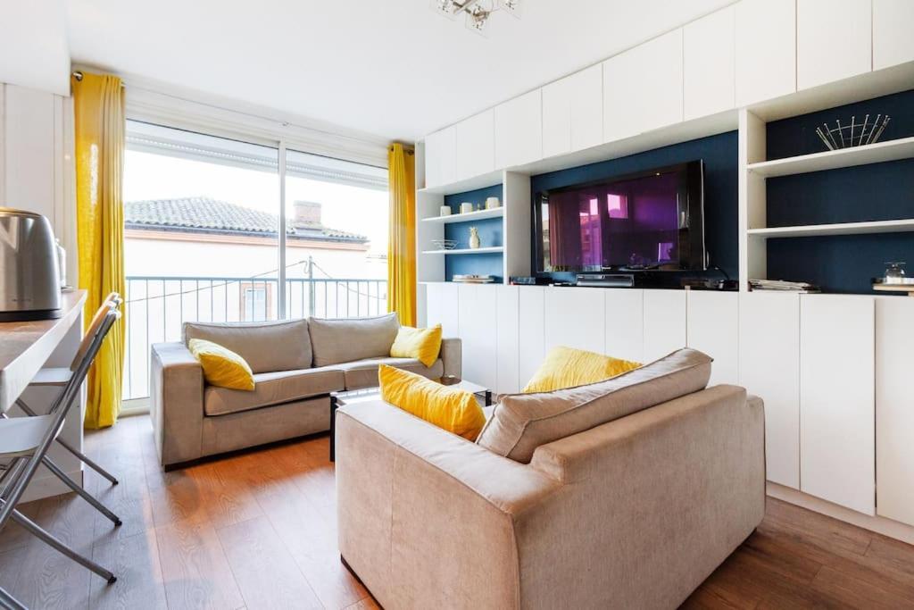 1 Bedroom/Clim/Wifi, St Michel Station Toulouse Exteriör bild