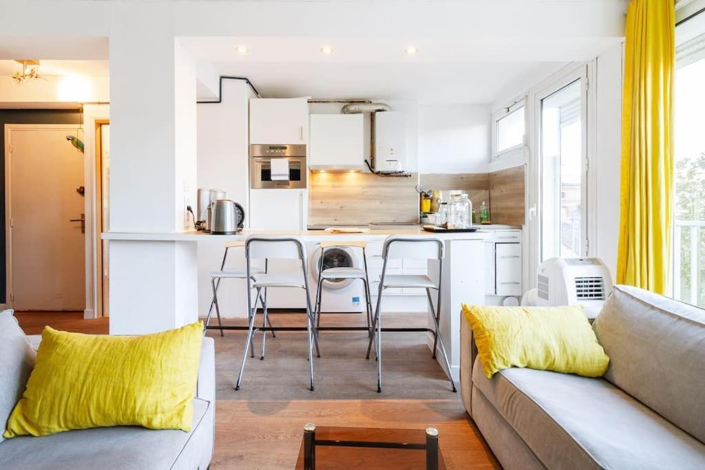 1 Bedroom/Clim/Wifi, St Michel Station Toulouse Exteriör bild